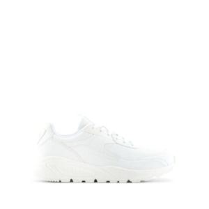 25 SS 아르마니 익스체인지 데보스드 로고 레이스업 스니커즈 XUX121XV768 TP433044499