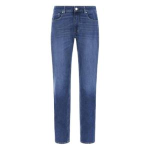 25 SS 로베르토 카발리 로고 아플리케 스키니 진 NOJ20EDS001 TP437600401