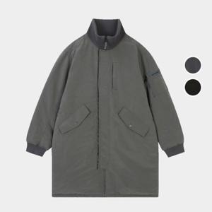 [버커루]남성 하이넥 롱 야상 다운 점퍼 B234DW470P