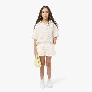 [시즌오프 30% 인하] 라코스테 공식 키즈 썸머 스트라이프 쇼츠 GJ8502-55G CKI
