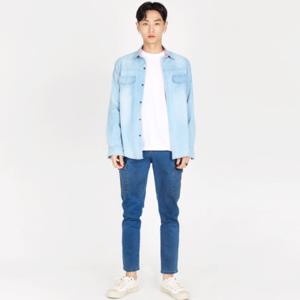 [리빌모아]남자 카고 밴딩 스판 청바지 데님 DJ-JEA-SJMM5570-중