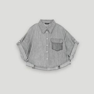 [코데즈컴바인] 돌먼 롤업 데님 셔츠 (CKB-DH503W5)