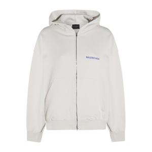 발렌시아가 화이트 프론트 집업 후드 803264 TSVP18016