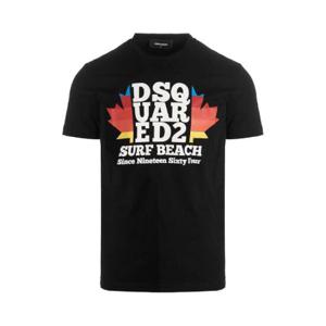Dsquared2 로고 프린트 크루넥 티셔츠 S74GD1135S23009 900 TP935915023