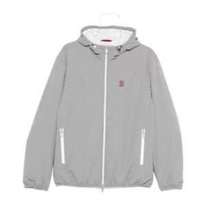 브루넬로쿠치넬리 그레이 후드 윈드브레이커 MM49A7431G C1704