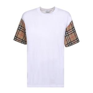 버버리 반팔 티셔츠 8042716 A1464 White