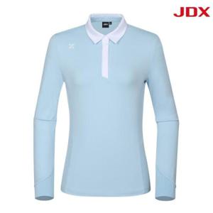 JDX 세이브존07 여성 솔리드 긴팔 티셔츠 X1TLV7402LB
