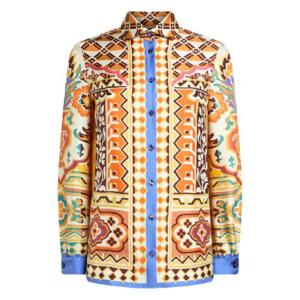 25 SS 에트로 프린트 실크 셔츠 WRIA0019AKA16 TP440195142