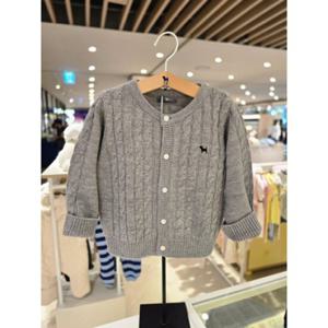 [블루독베이비] 25 FW(GR)블루독 베이직 가디건(45A1920002)간절기 백일 돌 선물 조카 이모 아가옷 유아 (4