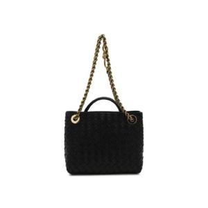 BOTTEGA VENETA 보테가 베네타 안디아모 스몰 블랙 숄더백 2138457