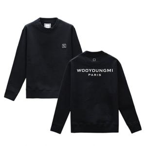 우영미 백로고 맨투맨 블랙 W251TS27723B
