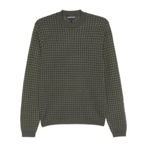 엠포리오아르마니 와플 텍스처 크루넥 스웨터 EM001989 AF14199