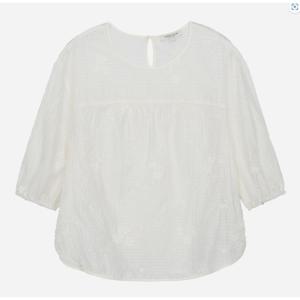 [써스데이아일랜드][여성]플라워 모티브 블라우스(T254MBL257W)