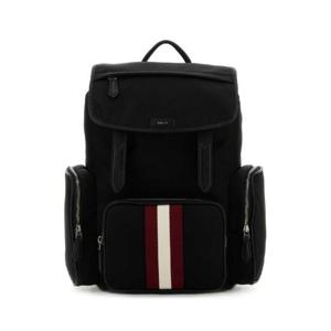 BALLY Black canvas backpack MAK04BNY286 U901P