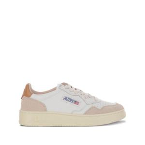 오트리 스니커즈 AULM LS02WHT BRNSUG White beige orange