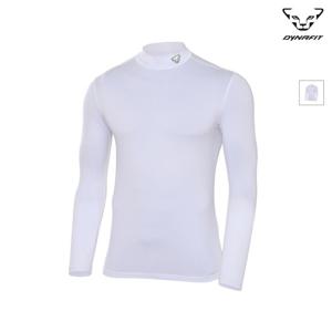[다이나핏] (택가 69,000원) 화이트 남성 ATHLETE (애슬릿) 하이넥 긴팔티 YMU23220W2