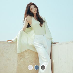 [지오다노]여자 415547 쿨데님 와이드핏 청바지