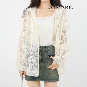 ATMARK (77까지)플라워레이스집업점퍼_AA53JP007G