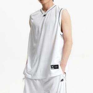 뉴발란스 티셔츠 IST 공용 NBSC 바스켓볼 슬리브리스 저지 오버핏 NBNGF21573_10