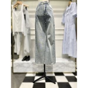 [시슬리] (SADP70541) 워싱 세미와이드 데님 팬츠