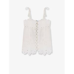 [FARM RIO] 라프리마 여성 티셔츠 앤 탑 퍼포레이티드 린넨 336579 L0025 OFFWHITE /12
