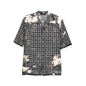 아미리 긴팔 셔츠 AMSTCA1159 BLACK BLACK WHITE