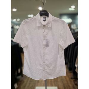 [바쏘옴므] Z2TT97A 25년 S/S 화이트 기본 반소매 셔츠