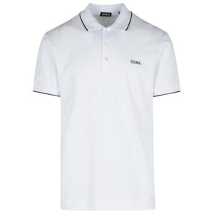 에르메네질도제냐 폴로 티셔츠 RE7358A5 B746 100 White
