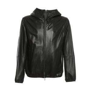 엠포리오 아르마니 가죽 자켓 01R54P01P54999 Black