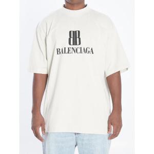 BALENCIAGA BB T-shirt in cotton 7642359012