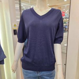 지센 HC02 브이넥 베이직반팔니트풀오버NA LFKTO303