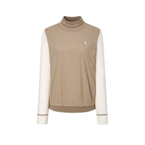 헤지스 골프 여성 24FW 스테디셀러모크넥 하이브리트 니트 (CAMEL) WWSW4D713CM