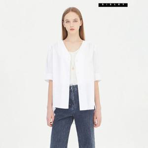 [시슬리] 에이드 반팔 퍼프 블라우스 SAWS10341_IV