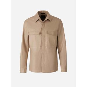 에르메네질도제냐 긴팔 셔츠 UFV60A9 SOT10B 272N02 Brown