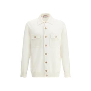 BRUNELLO CUCINELLI 플랩 포켓 캐시미어 가디건 1743330