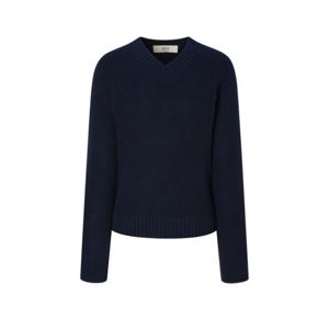 아떼 바네사브루노 24FW 네이비 짜임 캐시미어 니트 WVSW4D503N3