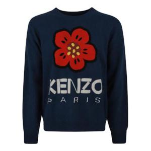 Kenzo Boke 플라워 인타르시아 니트 크루넥 스웨터 FD65PU427M3LD 73 TP946437611