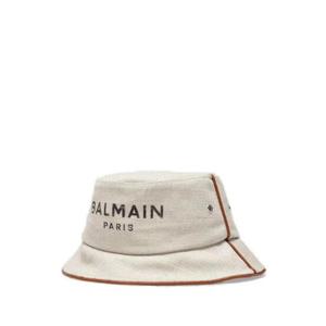 Balmain 로고 프린트 B 아미 버킷 햇 XF1XB001BB38 GEM TP946436885