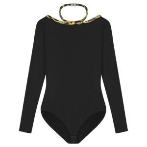 25 SS 베르사체 라 쿠프 데 듀 드레이프 바디수트 10161491A11613 TP432209907