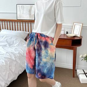 [샵앤][샵앤] 여성 밴딩 그라데이션 주름 반바지 WDMS-WPT-TS144