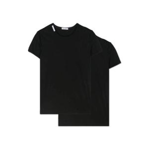 돌체앤가바나 키즈 로고 태그 크루넥 티셔츠 N0000NERO
