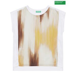 [베네통] Unique print sleeveless 3F_3EERD105X_YE