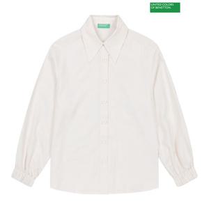 [베네통] bendable over-fit shirt 3F_5WHLDQ05Q_0R2