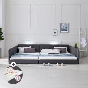 [지베스] 스테디2 LED 슬림코지 패밀리침대 Q+SS+라텍스40T