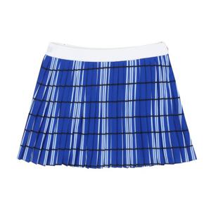[볼빅어패럴] 여성 골프 체크 플리츠 큐롯 VLCUN501_BL