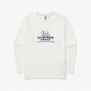 [49%OFF][휠라키즈] 물놀이 썸머 푸르츠 긴팔 (FK2RLF1114X_OWH)