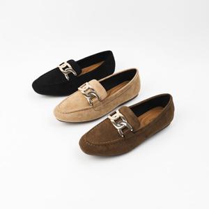 [신난다슈] 여성 로퍼 단화 2cm 3종 플랫 구두 슬립온 스웨이드 발편한 쿠션 RM248886