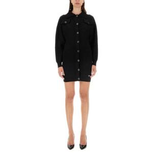 모스키노 진스 여성 블랙 미니 드레스 04938702_0555