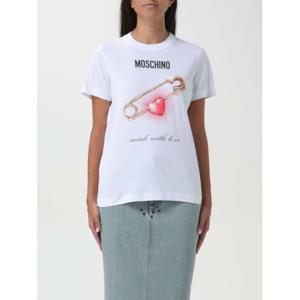 [MOSCHINO] 여성 티셔츠 07145541 1001 화이트 /6