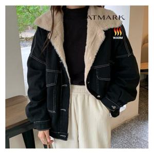 [앳마크]ATMARK (77까지)윈터퍼퀼팅안감데님점퍼_AA49JP019G